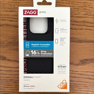ZAGG Denali Snap Black iPhone 14 Pro Case